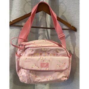 Vintage Carters Floral Pink Diaper Bag 90s Y2K‎